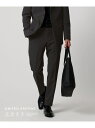 UNITED ARROWS ドビー シングル ノープリーツ パンツ UA COZY ウォッシャブル 2WAYストレッチ はっ水 着用シワ ユナイテッドアローズ ...