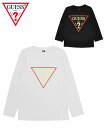 メール便OK ゲス キッズ グリッター ロゴ L/S TEE GUESS KIDS ロンT 長袖 トップス|BI3K8313PI プルオーバー ホワイト ブラック 子供 ストリート ロゴ インポート メンズ 男の子 女の子 ボーイズ トドラー ガールズ ユニセックス 定番