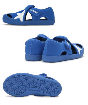 【マラソン限定クーポン配布中】コンバース キッズ CVスター サンダル CONVERSEKID'S CVSTAR SANDAL スポサン ビーチサンダル シューズ｜国内正規品 靴 マジックテープ ベルクロ ブラック レッド ブルー 軽量 男の子 女の子 ユニセックス トドラー ガールズ ボーイズ