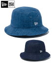 NEW ERA ニューエラ ハット バケット01 Denim ウォッシュドデニム インディゴデニム 14109611 14109612 バケットハット コットン シンプル ロゴ ベーシック