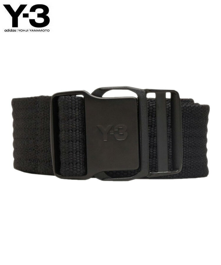 リー Y-3 ワイスリー メンズ ベルト Y-3 UTILITY BELT IU4623 ブラック アクセサリー バックル シンプル メタルバックル adidas yohji yamamoto ヨウジヤマモト