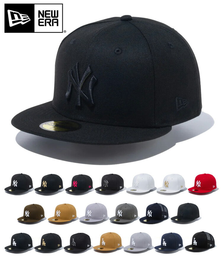 NEW ERA ˥塼 å 59FIFTY MLB ˹  ǥ  NY ˥塼衼 󥭡 LA 󥼥륹 ɥ㡼 ݡ ֥ ١ܡ륭å CAP