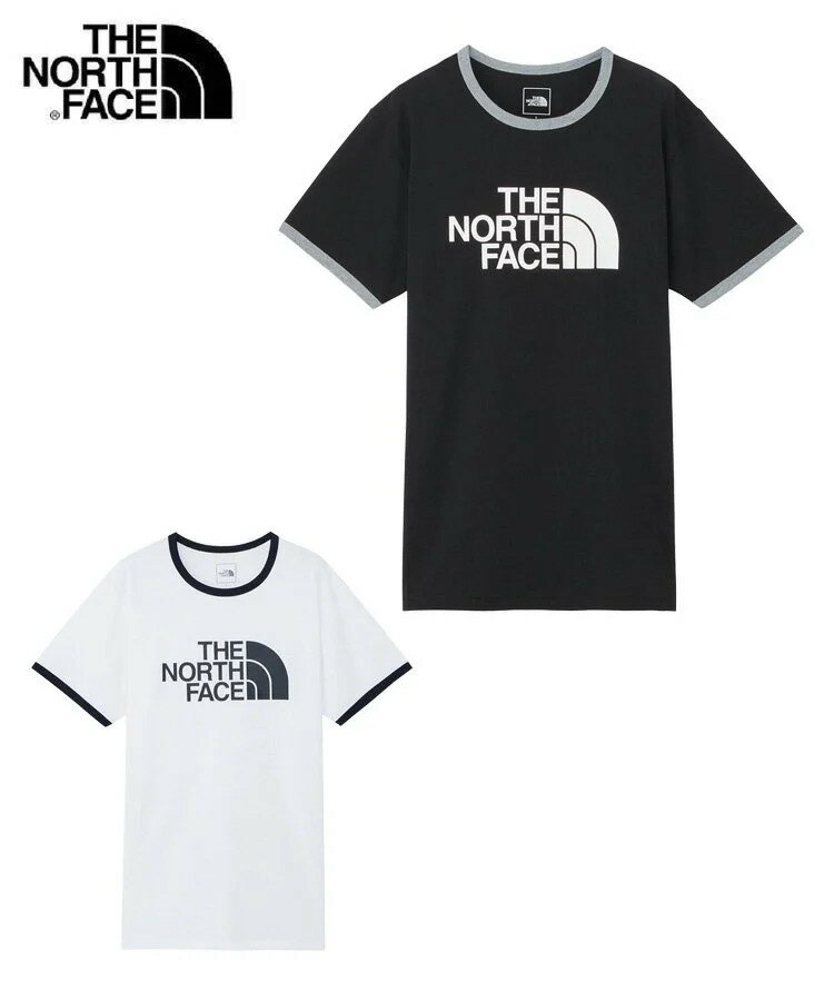 ノースフェイス THE NORTH FACE ノース トップス S/S Ringer Tee ショートスリーブリンガーティー NT32373 ブラック ホワイト Tシャツ 定番 新作 アウトドア ロゴ 人気 ギフト プレゼント メンズ レディース ユニセックス 2024 SS 人気 Tシャツ 送料無料のサムネイル