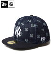 ニューエラ キャップ メンズ キャップ レディース ニューエラキャップ NEW ERA ニューエラ キャップ 59FIFTY Denim Monogram ニュ...