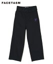 FACETASM ファセッタズム パンツ メンズ BELTED BIG HEART PANTS ネイビー NAT-PT-U03 ボトムス ワイドパンツ チノパン...