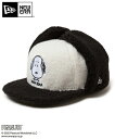 NEW ERA ニューエラ キャップ 59FIFTY Dog Ear ドッグイヤー PEANUTS ピーナッツ スヌーピー ホワイト ブラックバイザー 1434...