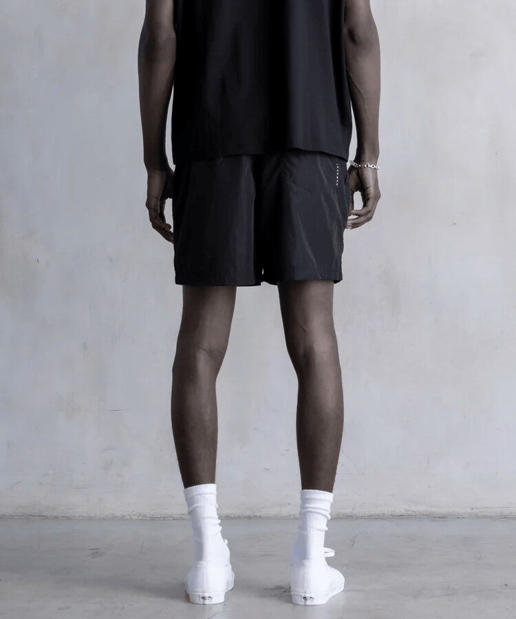 STAMPD スタンプド メンズ ショーツ LA 001 TRUNK ブラック SLA-M3893SH パンツ ハーフパンツ ロゴ プリント ショートパンツ シンプル レディース ユニセックス