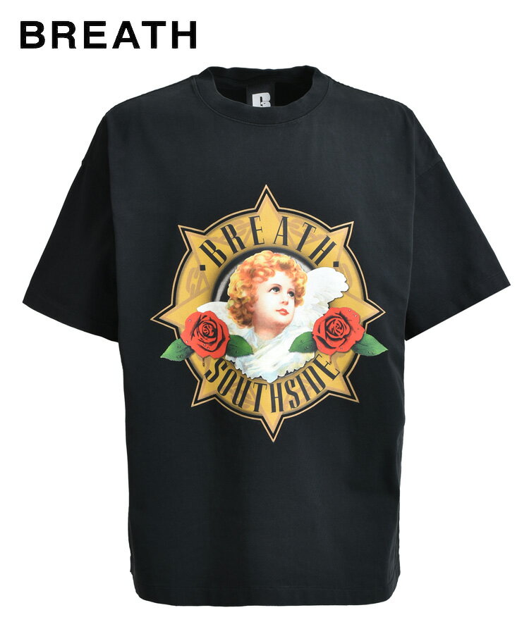 BREATH ֥쥹  T STARR ANGEL LOGO TEE ֥å BR25SS-C5020 BADHOP Хåɥ...