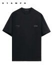 STAMPD スタンプド メンズ Tシャツ TATTOO RELAXED TEE ブラック SLA-M3966TE トップス クルーネック プリント ロゴ 半袖...