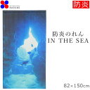 のれん おしゃれ 防炎 インザシー 82×150cm | 防炎ラベル 防炎ネーム 夏 暖簾 ノレン 間仕切り テレワーク 目隠し お洒落 北欧 ロング スクリー...