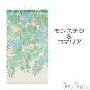 のれん モンステラ&ロマリア 85×150