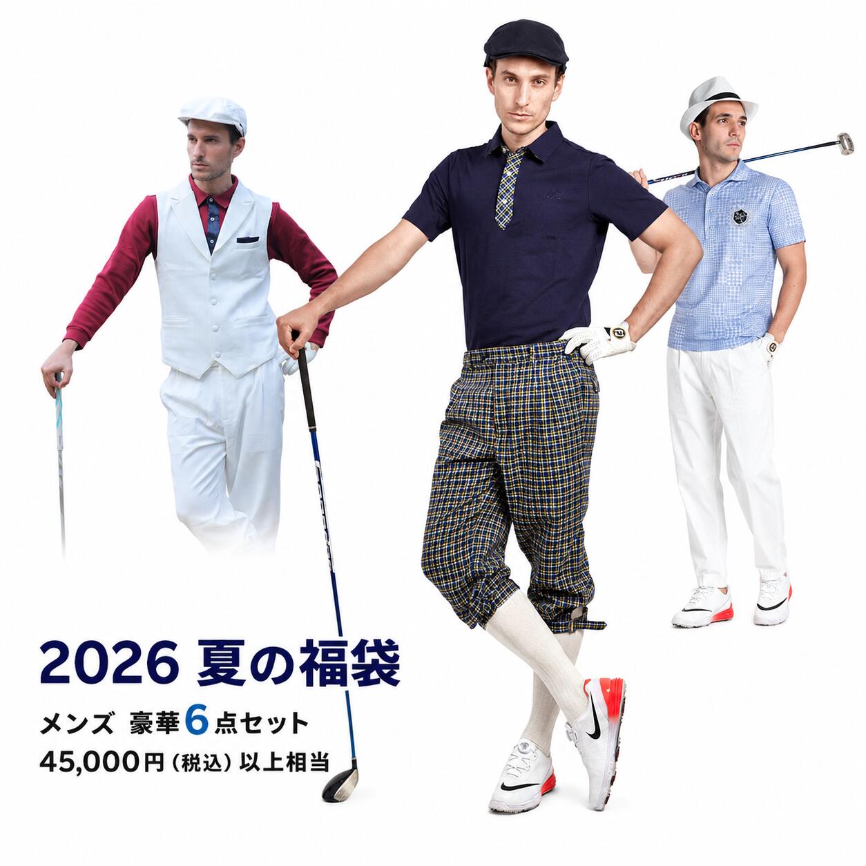2026夏の福袋メンズゴルフウェア...