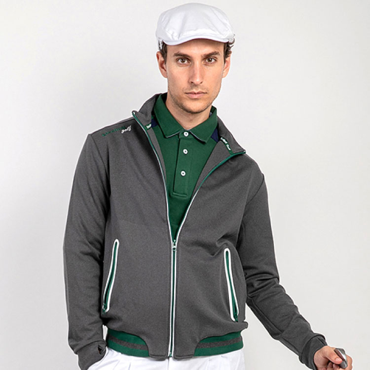 【EX-LSJ1】エクセランゴルフ Excellent Golf【ストレッチジップアップブルゾン（指抜き付）】ゴルフウェア メンズ スポーツウェア カジュアル　ジャージ　アウター 送料無料　春　秋　冬　ゴルフ