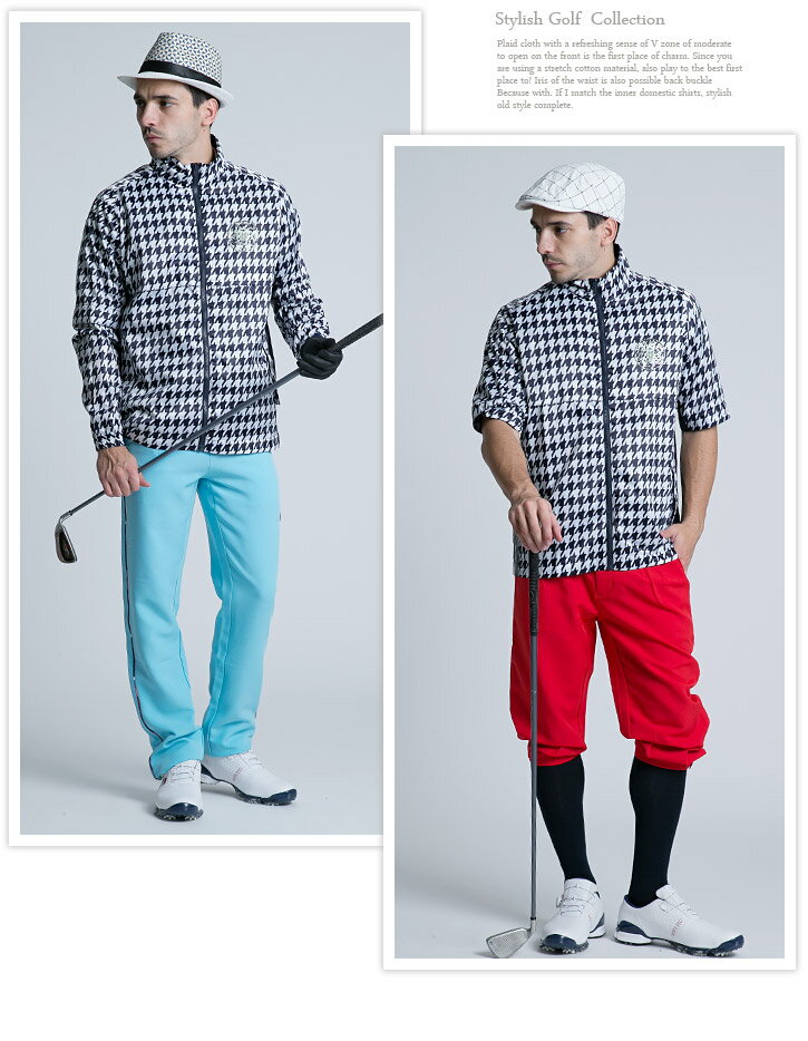 エクセランゴルフ Excellent Golf　ゴルフウェア メンズ ゴルフウェア 春 スポーツウェア メンズ ファッション 　おしゃれ　ウェア　メンズ【防水加工】【2WAYタイプ】