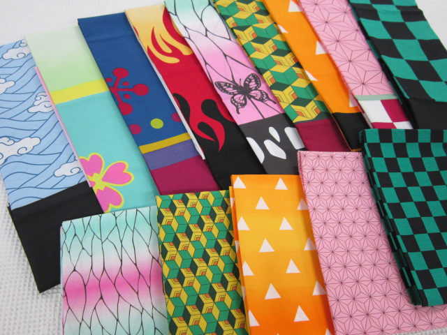 【在庫限りのsale】●【和柄風プリント】ブロード生地カットクロス生地巾108cm×1mボーダー柄9柄、総柄5柄市松/麻の葉/鱗/亀甲/蝶/炎/梅/四葉/波と雲/羽/四角/三角/チェック/黒/緑/ピンク/黄色/ハンドメイド/手作り/入園入学/