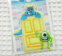 モンスターズ インク≪Monsters Inc≫ミニシールワッペン シールでもアイロンでもどちらでも接着OK！アップリケ/シール アイロン接着/入園入学/モンスターズインク/マイク/サリー/ディズニー/Disney/ピクサー/PIXAR/2wayワッペン/