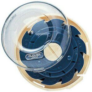 クロバー　リール式針ケース【キルトドーム】