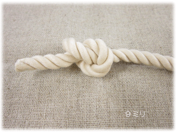 【シルケットコットンロープ】　(ツイストコード)　9ミリエプロン用コードやバッグの持ち手などいろん..