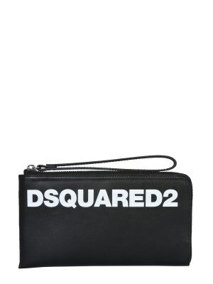 【送料無料】 ディースクエアード DSQUARED レザークラッチ レディース WAW0007_01501675M063 【楽天海外直送】