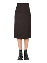 【正規取扱店】【送料無料】 アレキサンダー・マックイーン ALEXANDER McQUEEN ハイウエストスカート レディース 677793_QJACG2017...