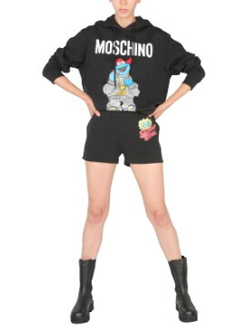 【正規取扱店】【送料無料】 モスキーノ MOSCHINO 「SESAME STREET」フードパーカー レディース 17796027_1555 【楽天海外直送】