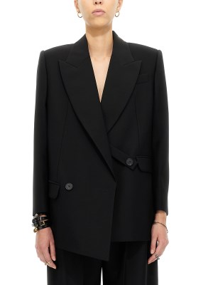 【正規取扱店】【送料無料】 アレキサンダー マックイーン ALEXANDER McQUEEN ウールジャケット レディース 703519_QJACX1000 【楽天海外通販】