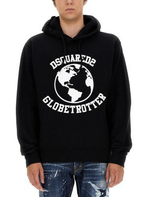 【正規取扱店】【送料無料】 ディースクエアード DSQUARED 「GLOBETROTTER」パーカー メンズ S74GU0646_S25553900 【楽天海外通販】