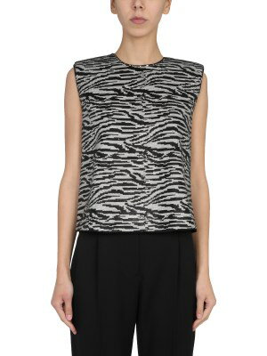 【正規取扱店】【送料無料】 セルフポートレイト SELF-PORTRAIT 「ZEBRA」トップス レディース RS21068S_BLACK 【楽天海外通販】
