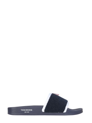 【正規取扱店】【送料無料】 トムブラウン THOM BROWNE 「TRICOLOR」スライドサンダル メンズ MFL054A_07686415 【楽天海外通販】
