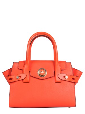 特別生産品 正規取扱店 送料無料 マイケルバイマイケルコース Michael By Michael Kors Carmen レザーハンドバック レディース 30s0gnms1l 846clementine 海外直送 訳ありb品 バッグバッグ 小物 ブランド雑貨 Insolite Guadeloupe Voyage Com