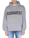 【正規取扱店】【送料無料】 ディースクエアード DSQUARED ロゴフードパーカー メンズ S71GU0513_S25463860M 【楽天海外通販】