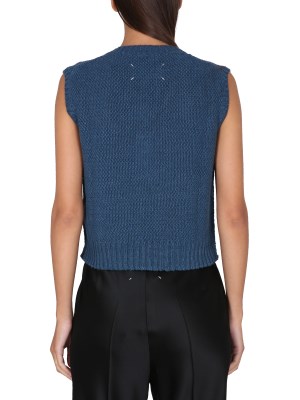 【正規取扱店】【送料無料】 メゾンマルジェラ MAISON MARGIELA ノースリーブニッ...