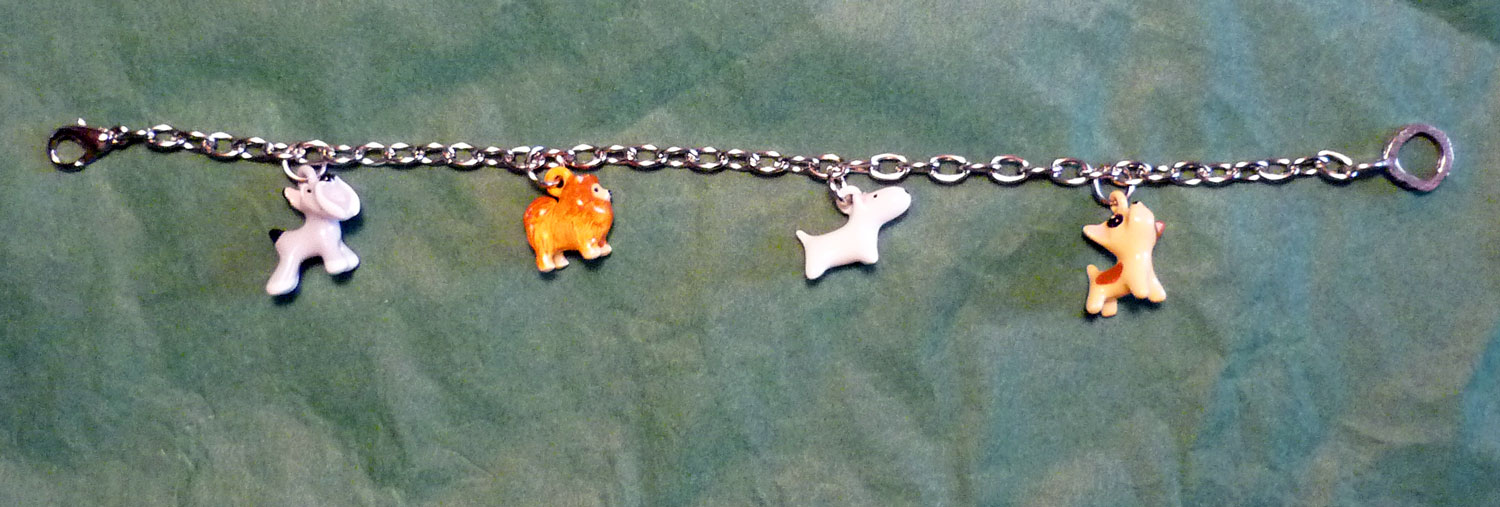 ピューター製ブレスレッド（DOGS）(4)