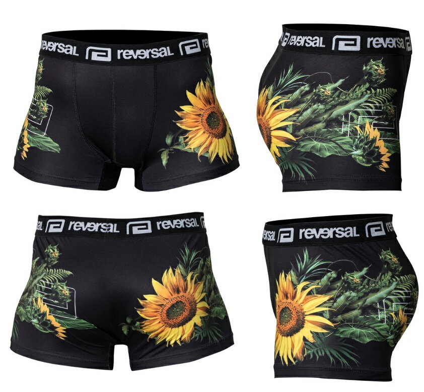 ボクサーパンツ リバーサルREVERSAL SUNFLOWER BOXER PANTS rv23ss709メンズ レディース イサミ RIZIN 格闘技 柔術 空手 那須川天心 所..