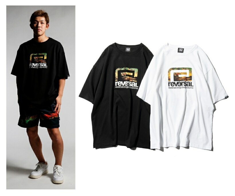 オーバーサイズシルエットTシャツ リバーサルREVERSAL RESORT BIG MARK OVER SIZE COTTON TEE rv24ss0036000メンズ レディース イサミ RIZIN 格闘技 柔術 空手 那須川天心 所英男