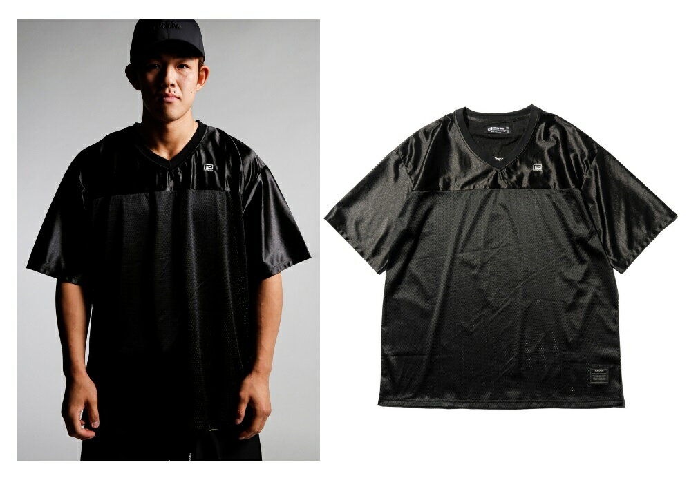 フットボールTシャツ リバーサルREVERSAL OVER SIZE MESH DRY FOOTBALL TEE rv24ss05510000メンズ レディース イサミ RIZIN 格闘技 柔術 空手 那須川天心 所英男