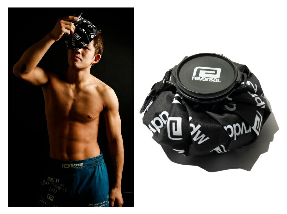 氷のう　リバーサルREVERSAL BLACK LOGO ICE PACK rv24ss7064000メンズ レディース イサミ RIZIN 格闘技 柔術 空手 那須川天心 所英男