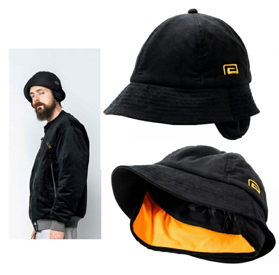 バケットハット リバーサルREVERSAL EAR MUFFS BACKET HAT rv25aw702メンズ レディース イサミ RIZIN ..