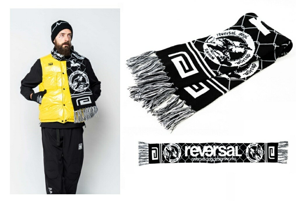 サッカーマフラー リバーサルREVERSAL NEWAZA CAGE MUFLEER rv25aw703メンズ レディース イサミ RIZIN ..