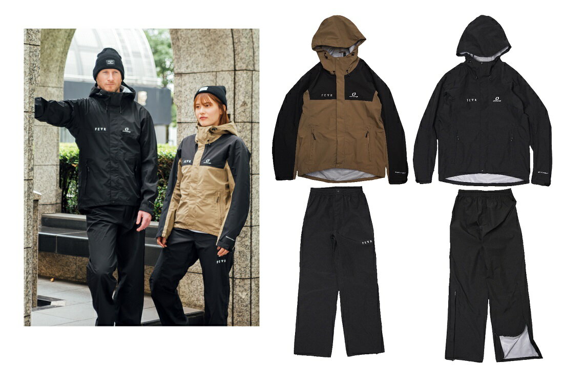 【特別価格】ウォータープルーフ ジャケット&パンツ フォーエバーFEVR WATER PROOF SETUP F276FOREVER EXPERIENCE VIA RESEARCH SURF サーフィン30000