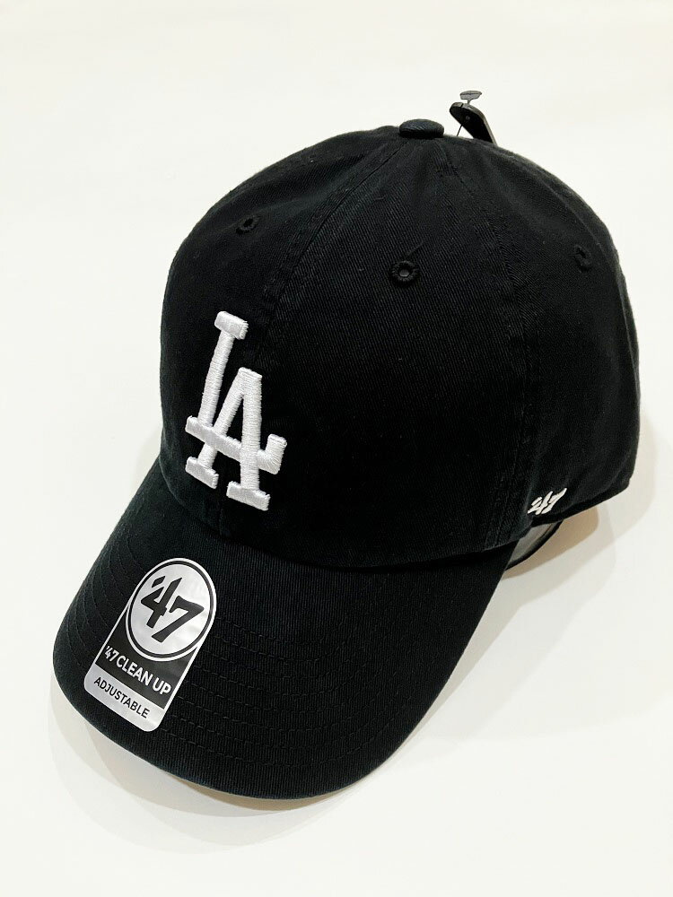 ロサンゼルス ドジャース キャップDodgers 039 47 CLEAN UP BLACK RGW12GWS-BKJフォーティーセブン 帽子 ローキャップ NFL MLB NBA NHL CAP