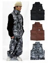 【特別価格】中綿ベスト リパブリックDWYCK VEST REPUBLIC&CO耐水・透湿 10,000mm スノーボードウェア スノーウェアー スノーボード 防水ウェア 12600