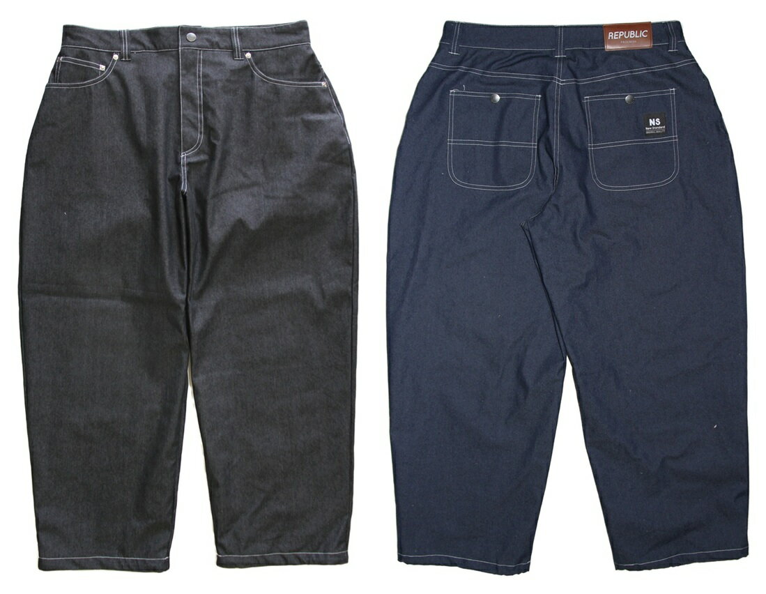 バギーデニムパンツ リパブリック FW BAGGY DENIM PANTS REPUBLIC&CO 耐水・透湿 10,000mm ウインター..