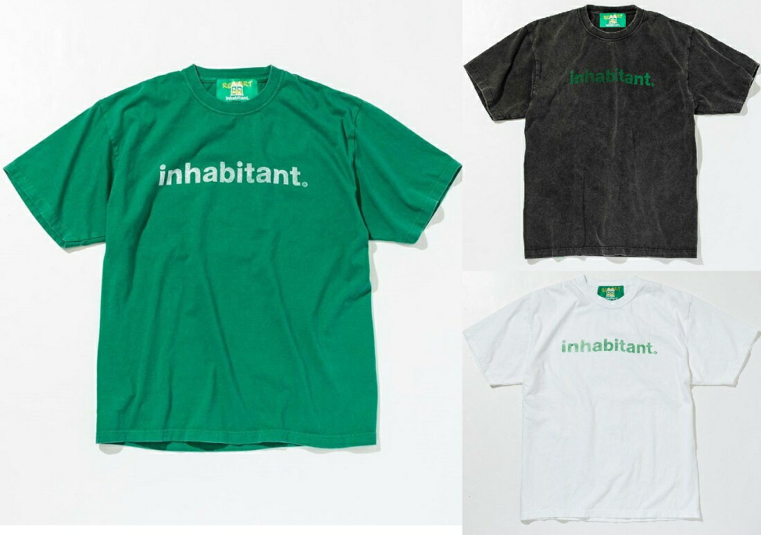 ヘビーウェイトコットンTシャツ inhabitant(インハビタント)Logo T-Shirt ism22ls10メンズ レディース スノーボード スケートボード