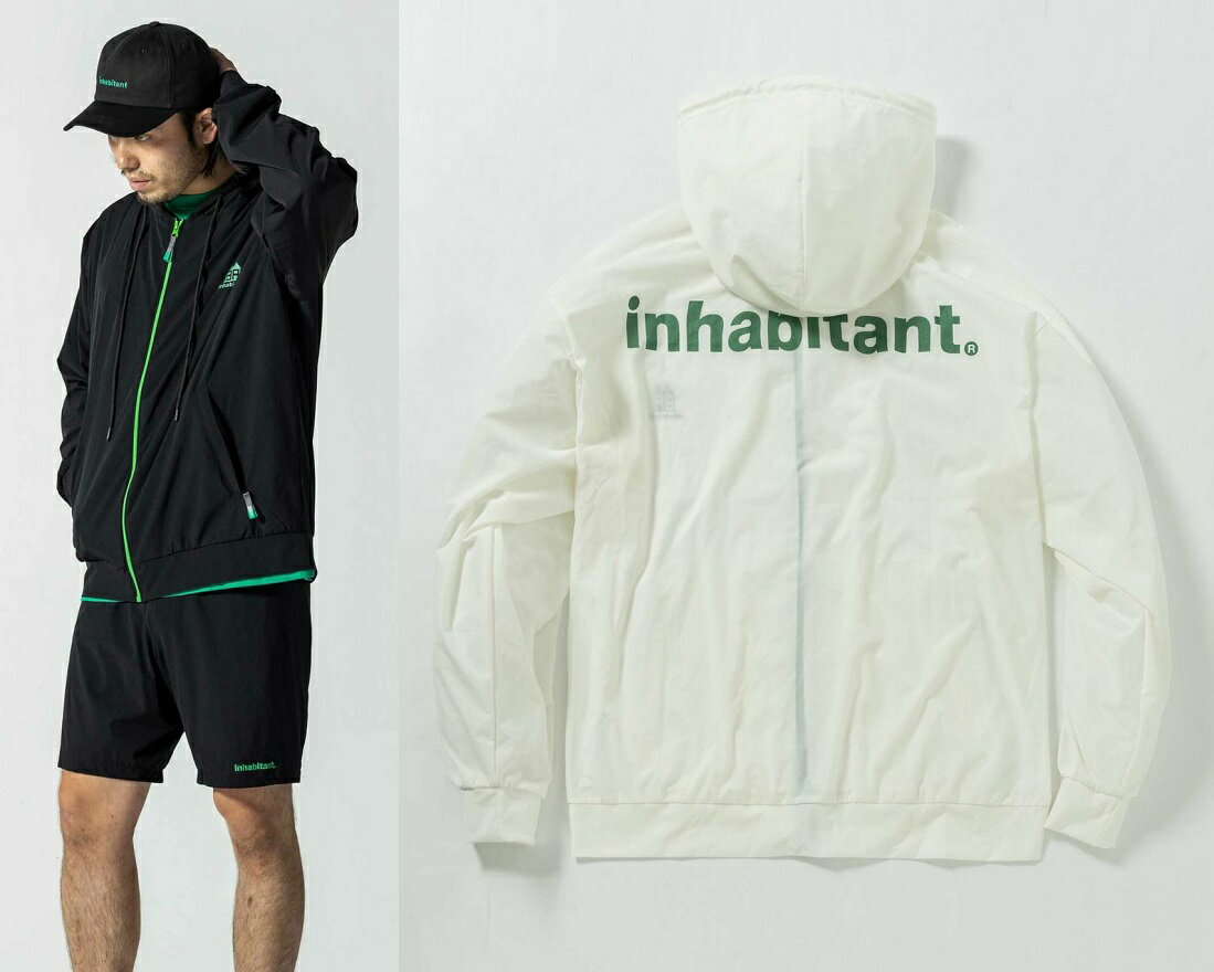 ジップアップ ラッシュパーカー inhabitant(インハビタント)RASH PARKA ism24kt1111000メンズ レディース スノーボード スケートボード