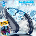 \当日限定10%OFF 8380⇒7542円/首掛け扇風機 冷却プレート ネッククーラー ネックファン 背部出風 上下送風 首かけ 軽量 最強 冷却プレート付き...