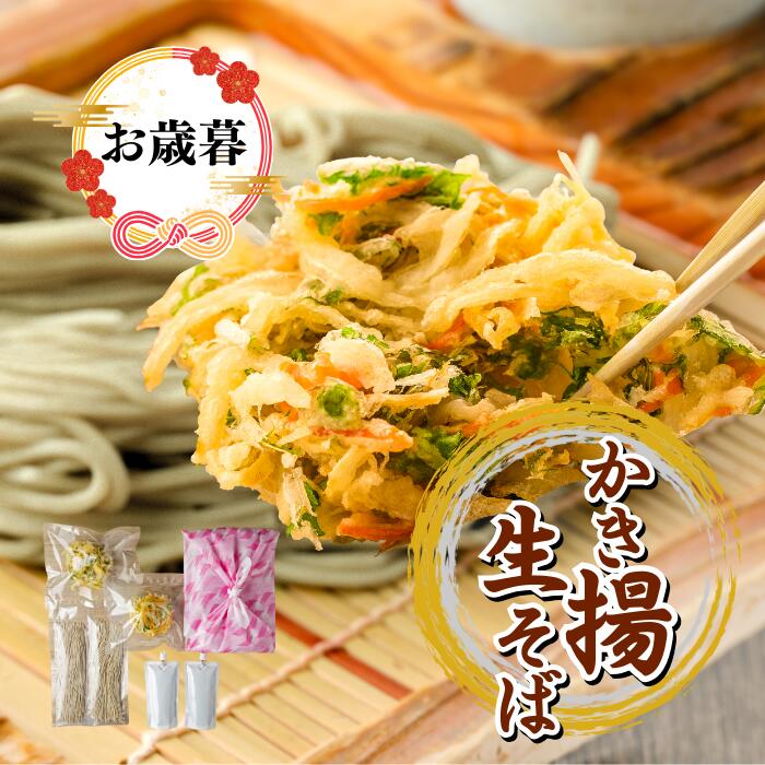 ＼ BLACK FRIDAY 最大5%OFFクーポン ／ かき揚げ そば 2人前 4人前 6人前 10人前(生蕎麦)特製そばつゆ付 蕎麦 ギフト お蕎麦セット 生蕎麦 お蕎麦 お取り寄せ 常陸秋そば 蕎麦セット 生そば なまそば 手打ち 国産 28そば 二八蕎麦 二八そば 8割そば 8割 八割 sobaのサムネイル