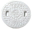 マンホール Joto 丸マス蓋 樹脂製 300型(直径328mm) JM300ULW(汚水・穴なし) 城東テクノ