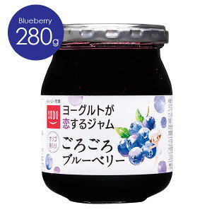 スドージャム ヨーグルトが恋するジャムごろごろブルーベリー280g