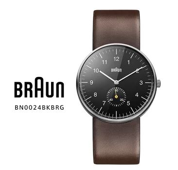 Rakuten - 【数量限定】メンズウォッチ BRAUN ブラウン 腕時計 WATCH BN0024BKBRG 黒文字盤 レザーベルト 訳ありB級品